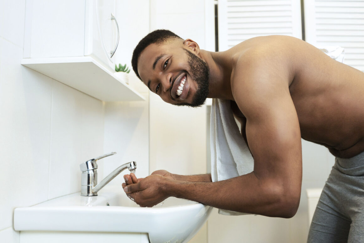 black man skin care