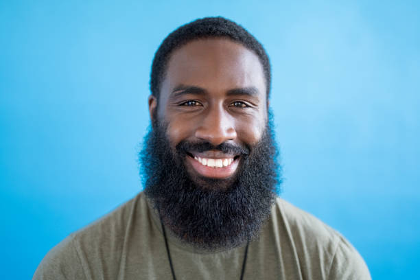 black man with thick beard