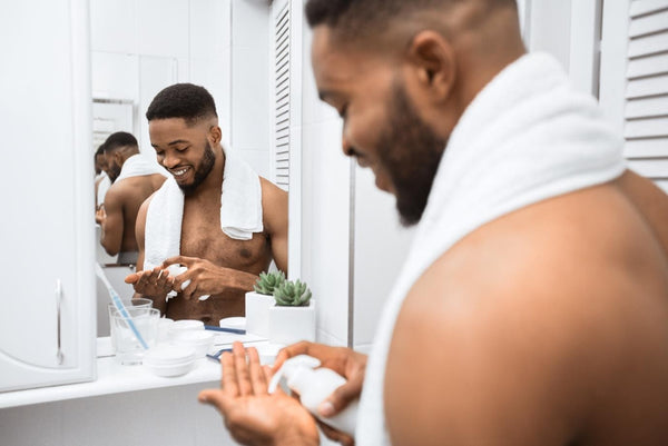aaron wallace: skincare routine for black men 