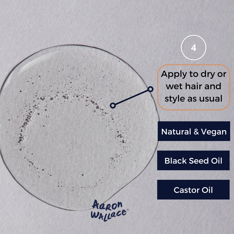 Aaron Wallace beard oil — hydration and softness with natural ingredients